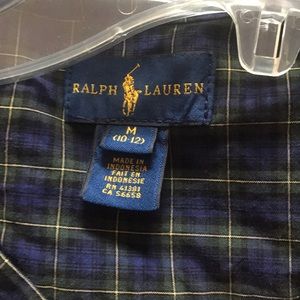 Ralph Lauren Boys Plad dress shirt